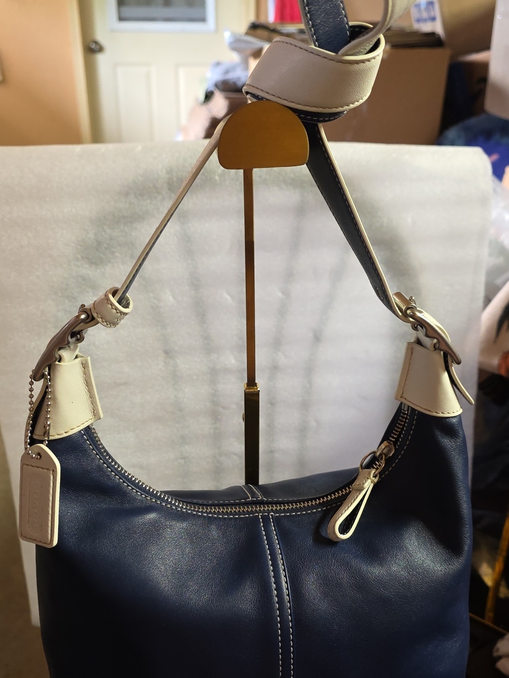 Coach 2006 Legacy Convertible Hobo Leather Shoulder Bag Euc - Picture 3 of 17